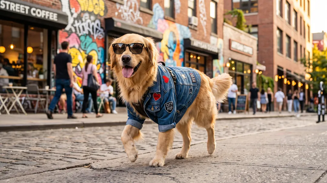 Stylish Golden Retriever