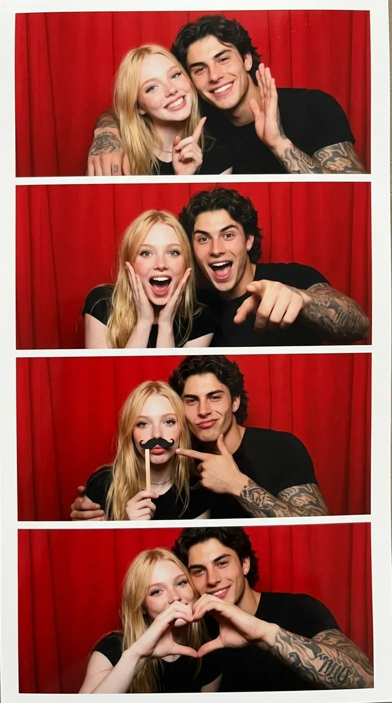 Love Booth Grid Collage