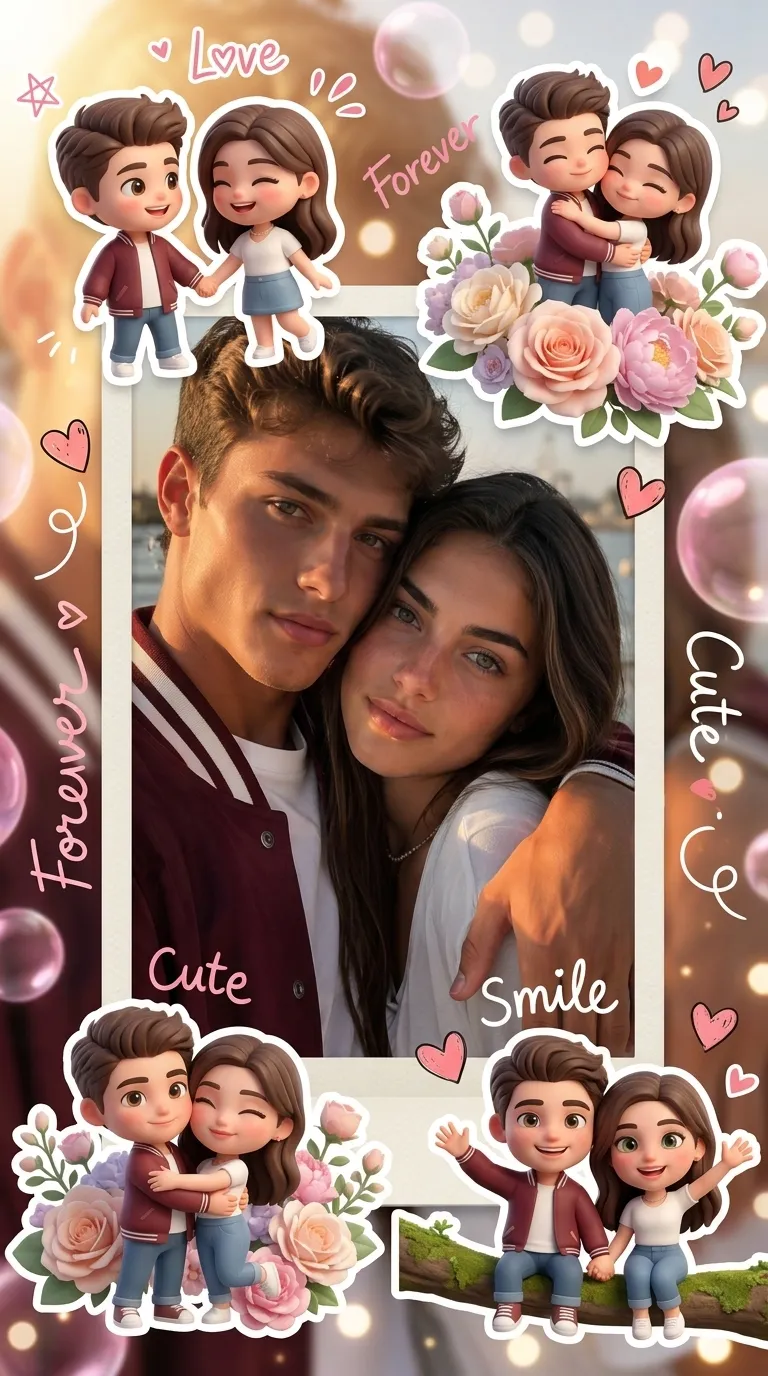 Cute Couple Chibi Edit