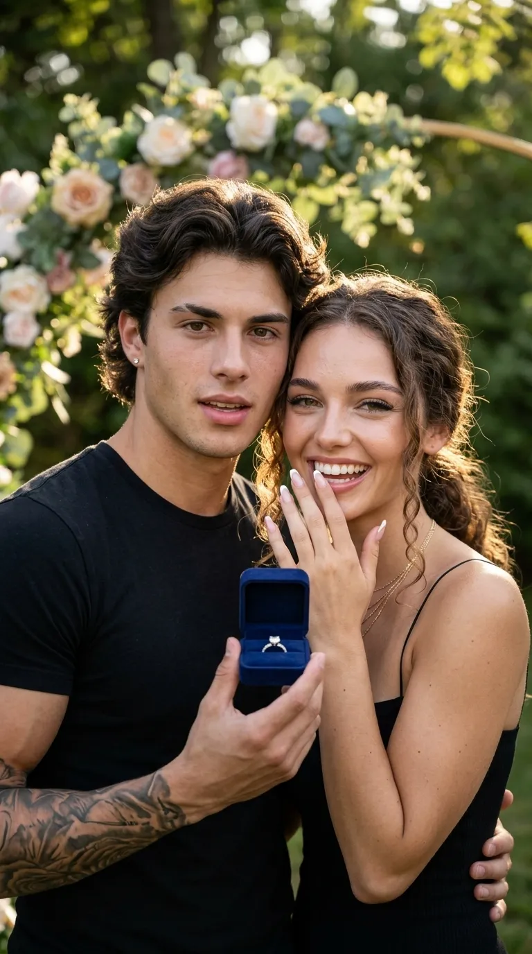 Joyful Proposal Scene