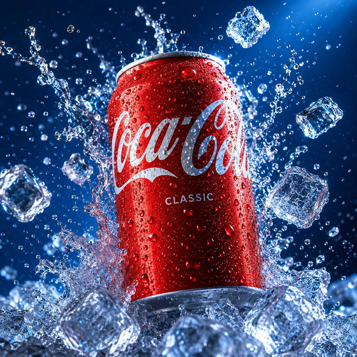 Ice-Cold Cola Splash