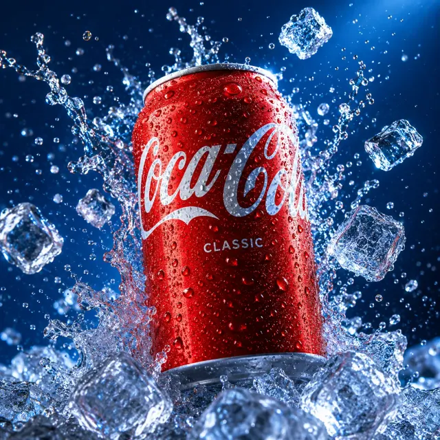 Ice-Cold Cola Splash