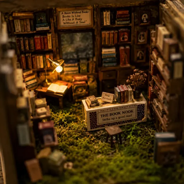 Tiny Bookshop Diorama