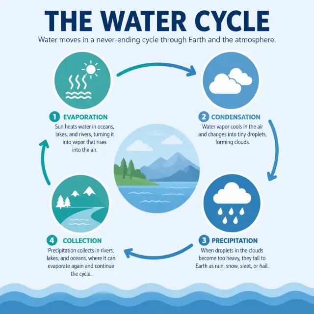 Water Cycle Infographic